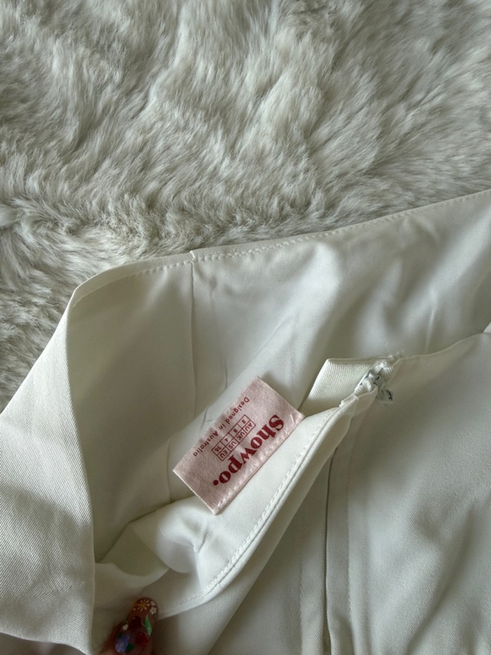 Showpo One-Shoulder White Ruffle Crop Top - Picture 3 of 3
